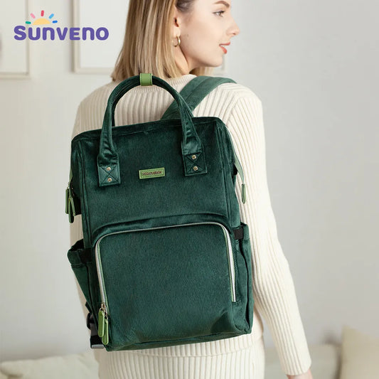 Sunveno Original Diaper Bag Travel Baby Bags Mommy Backpack Organizer